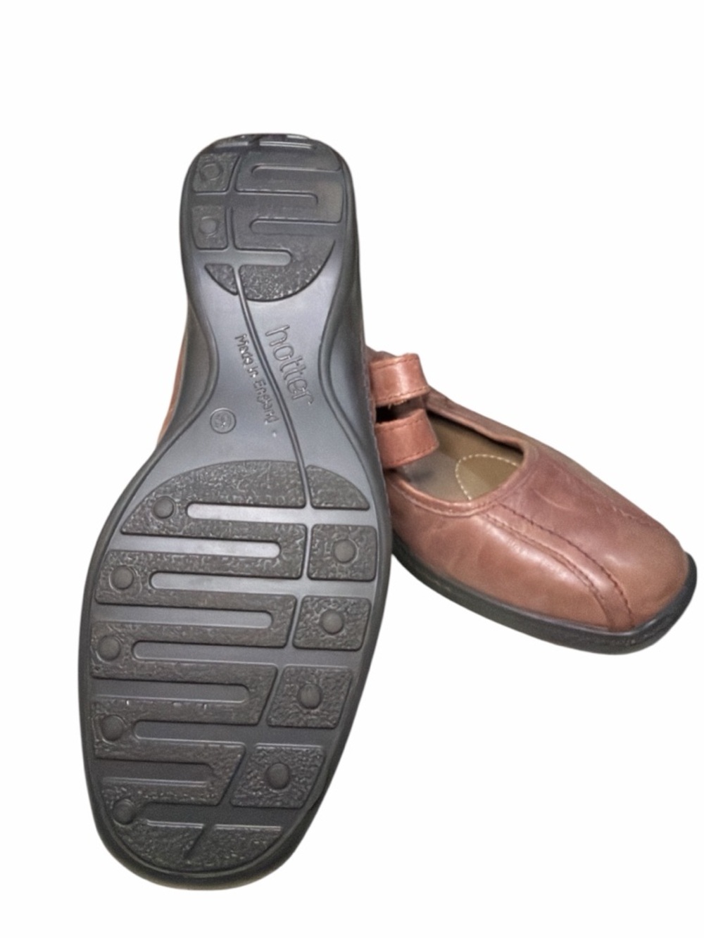 hotter Dusty Rose Leather Mary Jane Flats - Picture 7 of 10